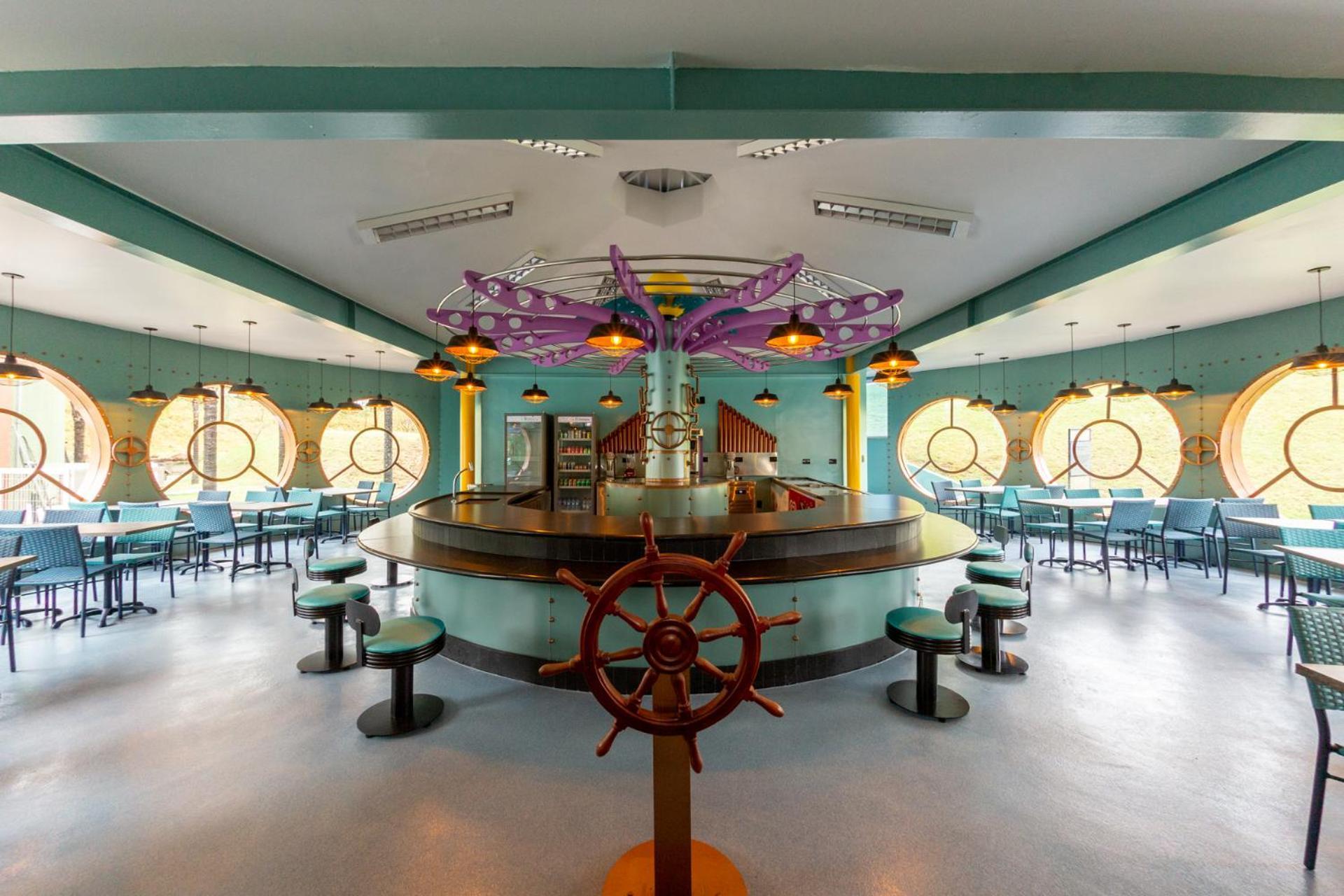 Blue Tree Thermas de Lins Extérieur photo The interior of the restaurant